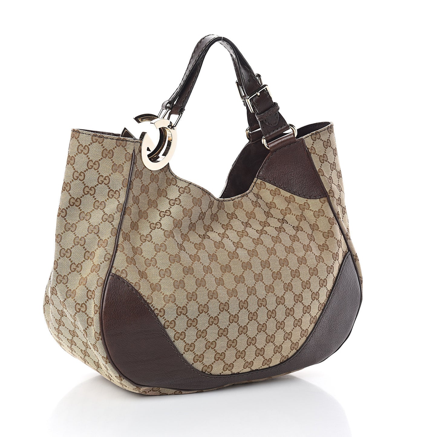 Monogram Medium Charlotte Hobo Brown