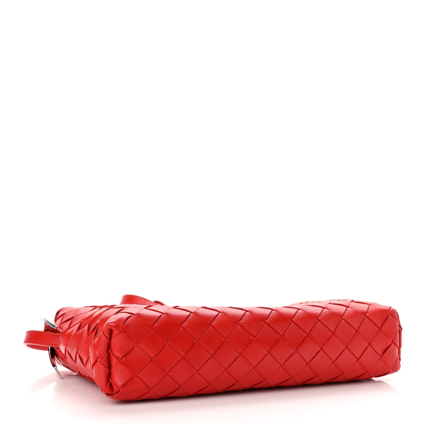 Nappa Intrecciato Crossbody Bright Red