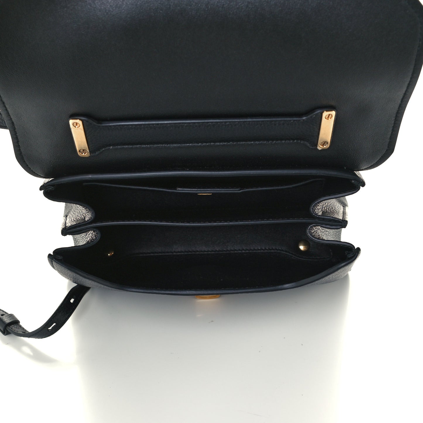 Calfskin Small Margot Top Handle Satchel Black