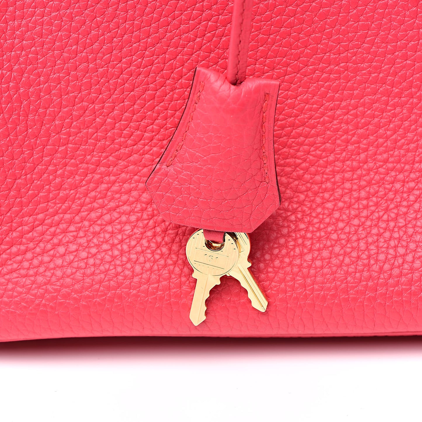 Taurillon Clemence Birkin 30 Rose Extreme