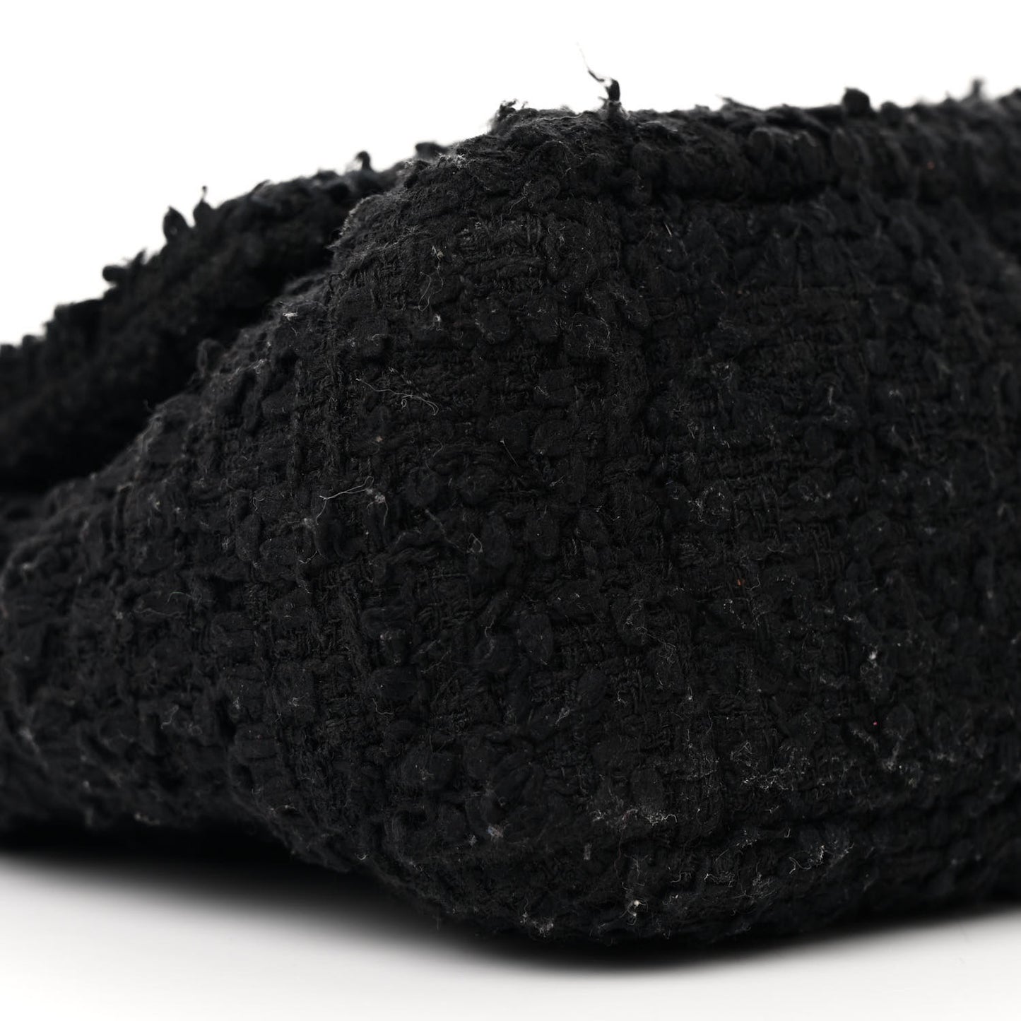 Tweed Quilted Medium Chanel 19 Flap Black