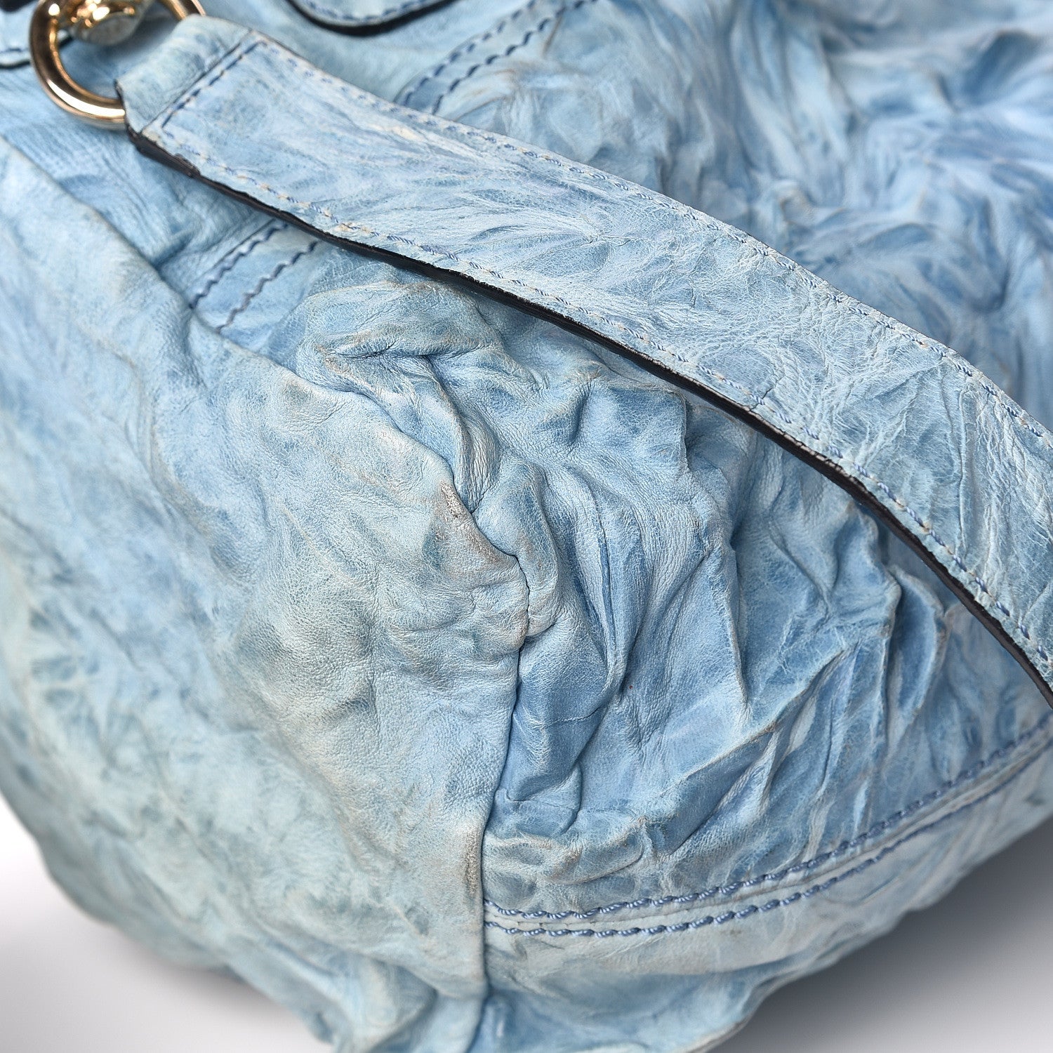 Givenchy Tumbled Sheepskin Medium Pandora Sky Blue 13 of 15