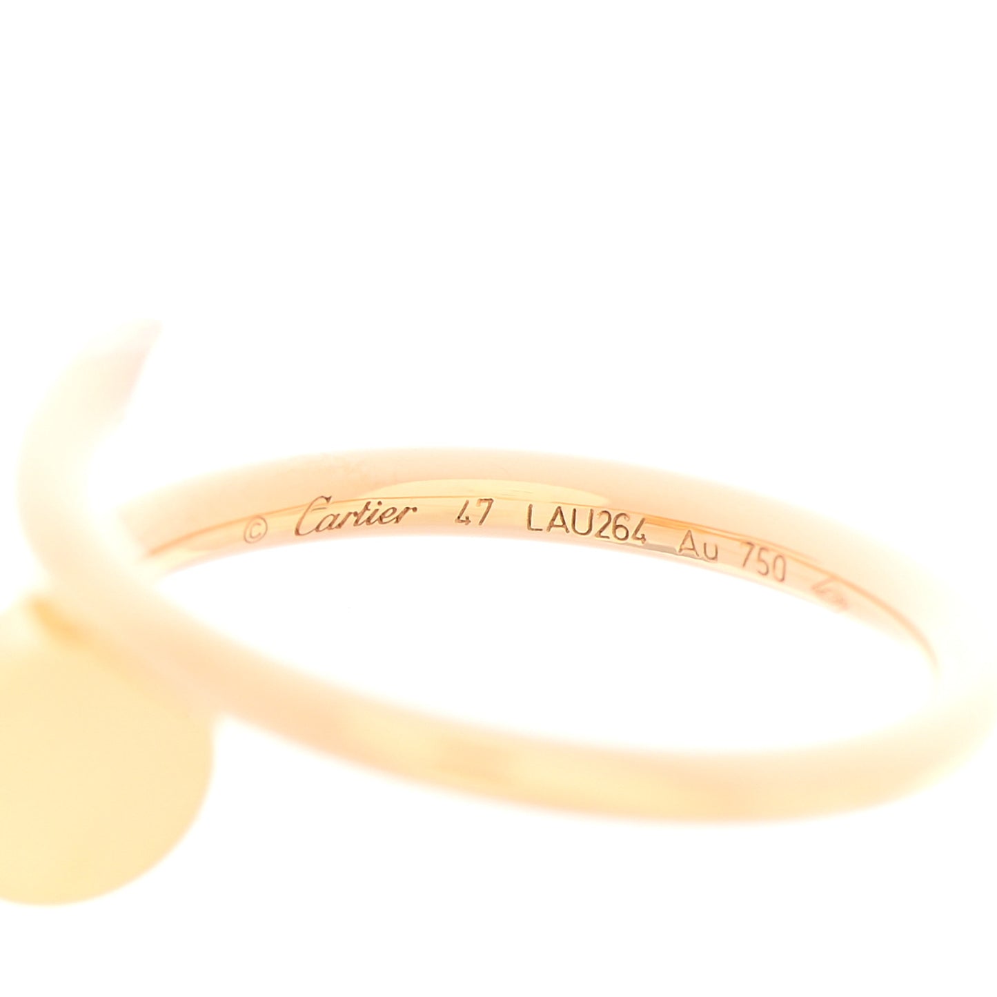 18K Yellow Gold Small Juste Un Clou Ring 47 4
