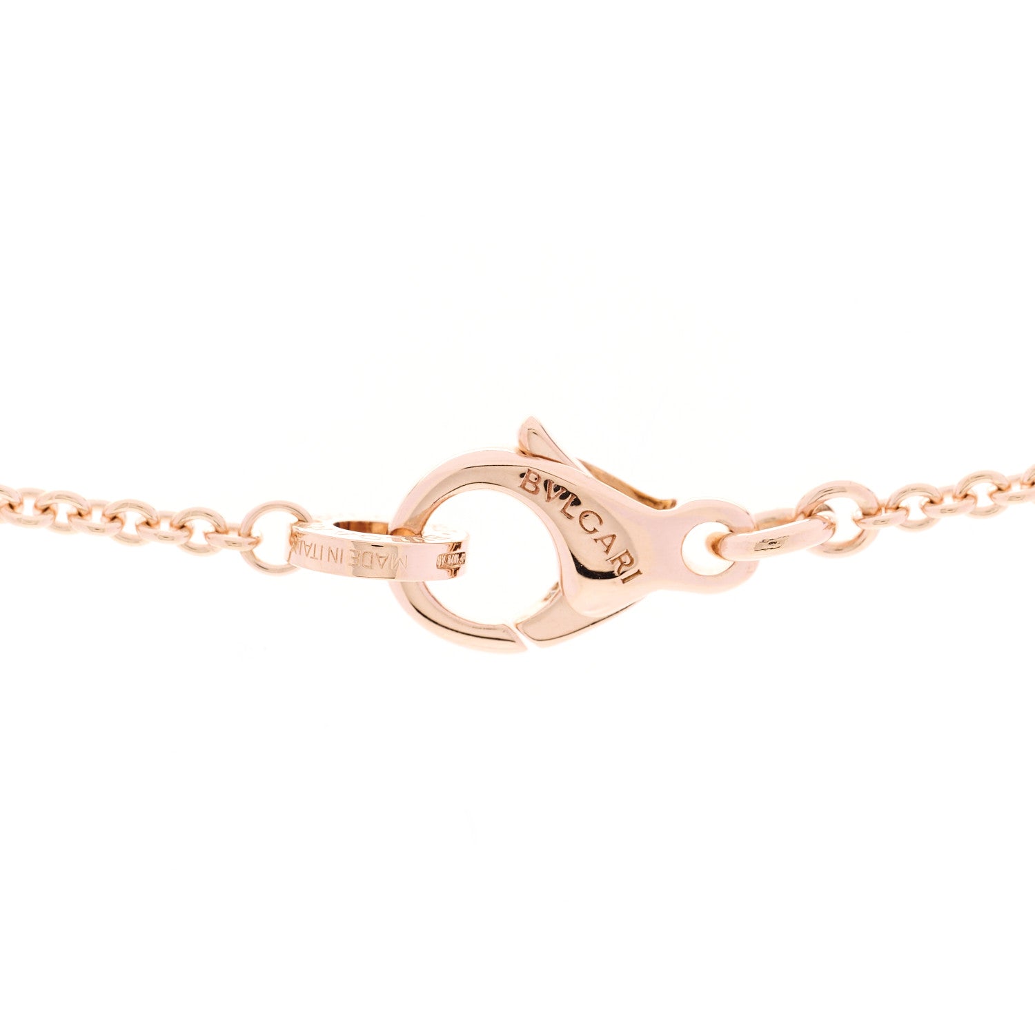 Bulgari 18K Rose Gold B.Zero1 Pendant Necklace 5 of 6