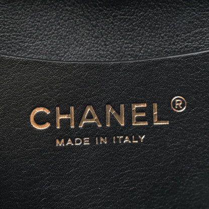 Chanel Calfskin Stitched Large Shopping Tote Black 6 of 10
