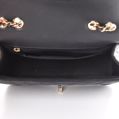 Chanel Calfskin Chevron Quilted Mini Statement Flap Black 4 of 11