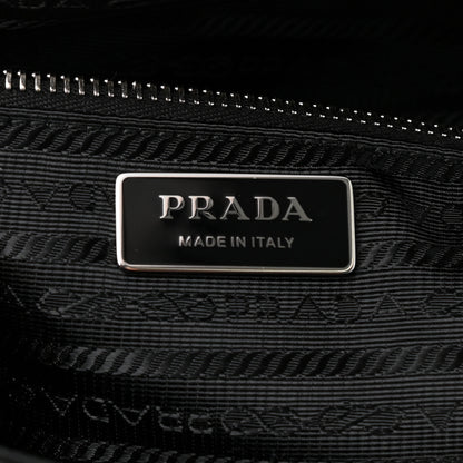 Prada Paillettes Vitello Signaux Bag Black 6 of 10