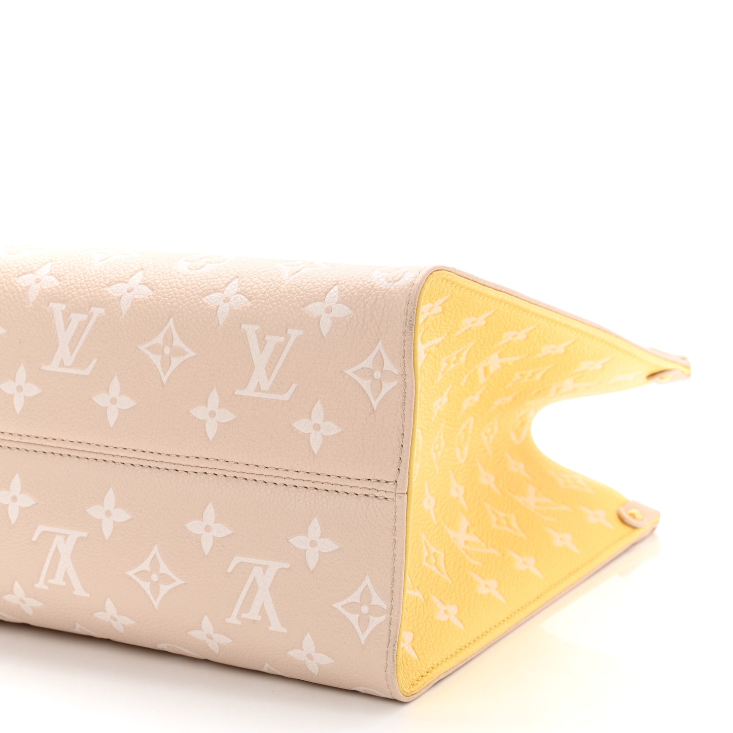 Empreinte Monogram Spring In The City Onthego MM Beige Pink Yellow