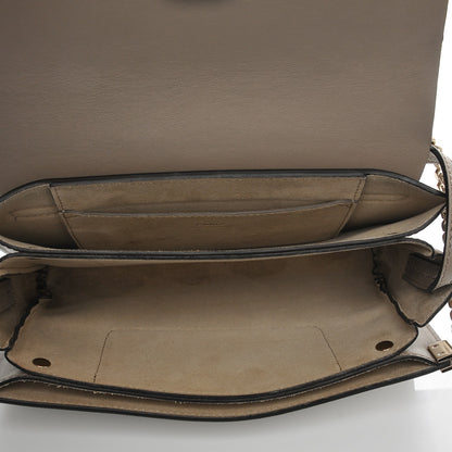 Chloe Suede Calfskin Small Faye Shoulder Bag Motty Grey 5 of 7