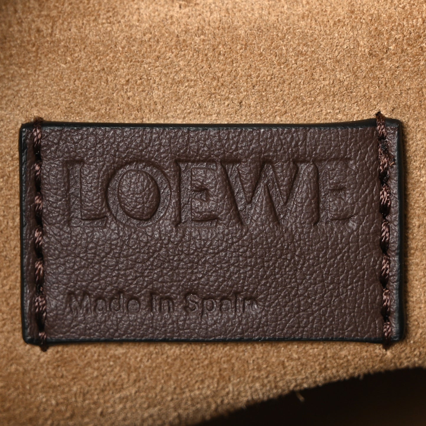 Calfskin Mini Flamenco Knot Clutch Chocolate