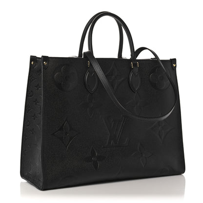 Louis Vuitton Empreinte Monogram Giant Onthego GM Black 3 of 8