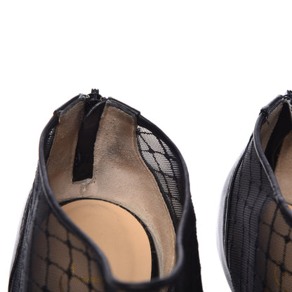 Christian Louboutin Kid Patent Resile Brode Filette 100 Ankle Boots 37.5 Black 11 of 13