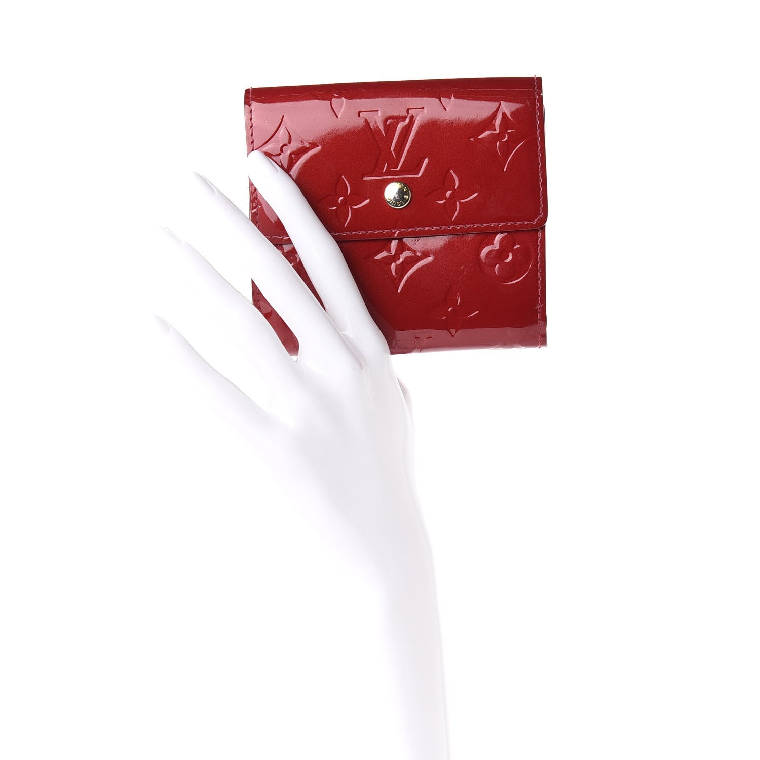 Louis Vuitton Vernis Elise Wallet Pomme D'Amour 2 of 8