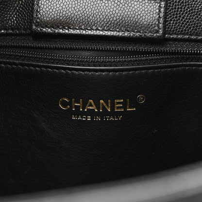Chanel Caviar Quilted Large Shopping Tote Black 10 of 21