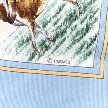Hermes Silk Auteuil en Mai Scarf 90 4 of 4