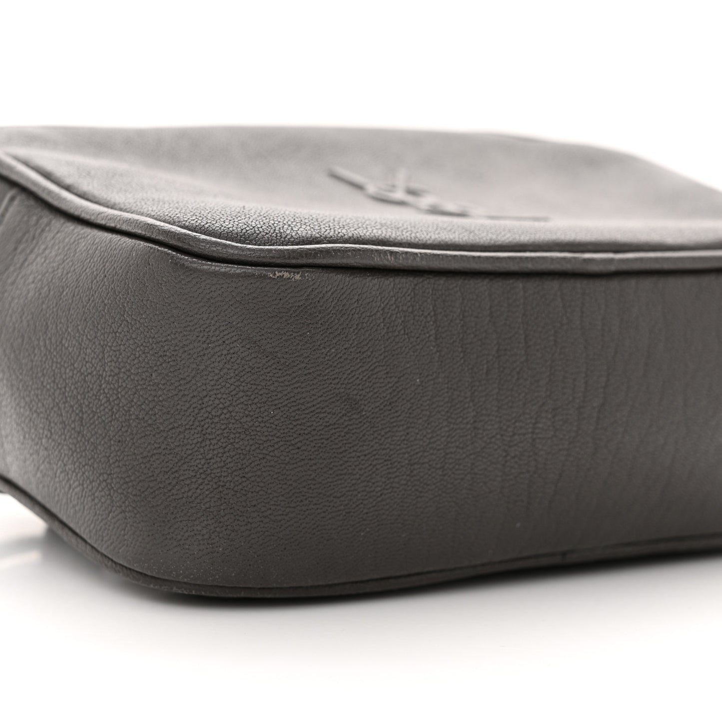 Lambskin Monogram Lou Belt Bag Asphalt