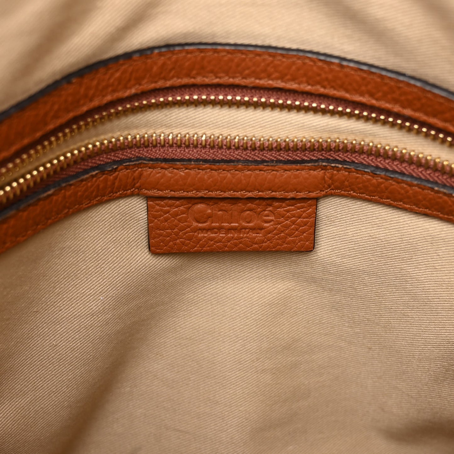 Calfskin Medium Marcie Satchel Tan