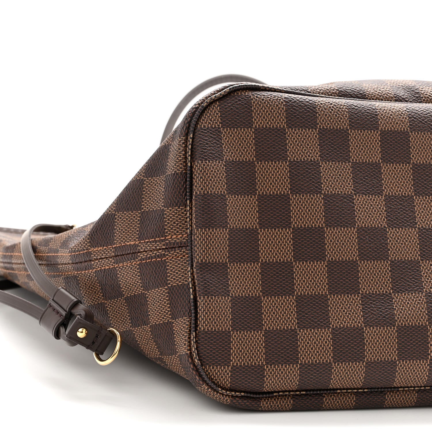 Louis Vuitton Damier Ebene Neo Neverfull MM Rose Ballerine 8 of 9