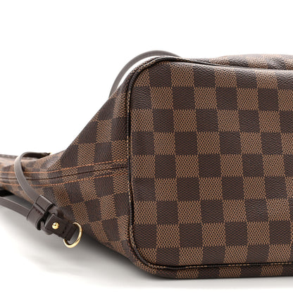 Louis Vuitton Damier Ebene Neo Neverfull MM Rose Ballerine 8 of 9