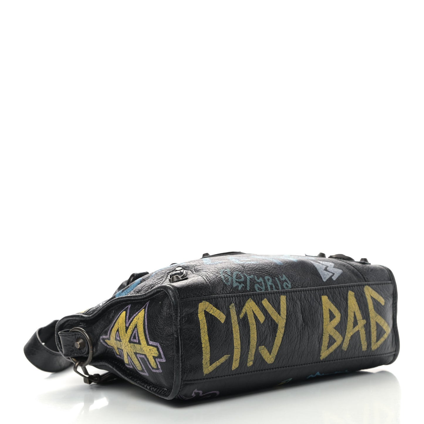 Agneau Graffiti All Over Classic Hardware S City Black Multicolor