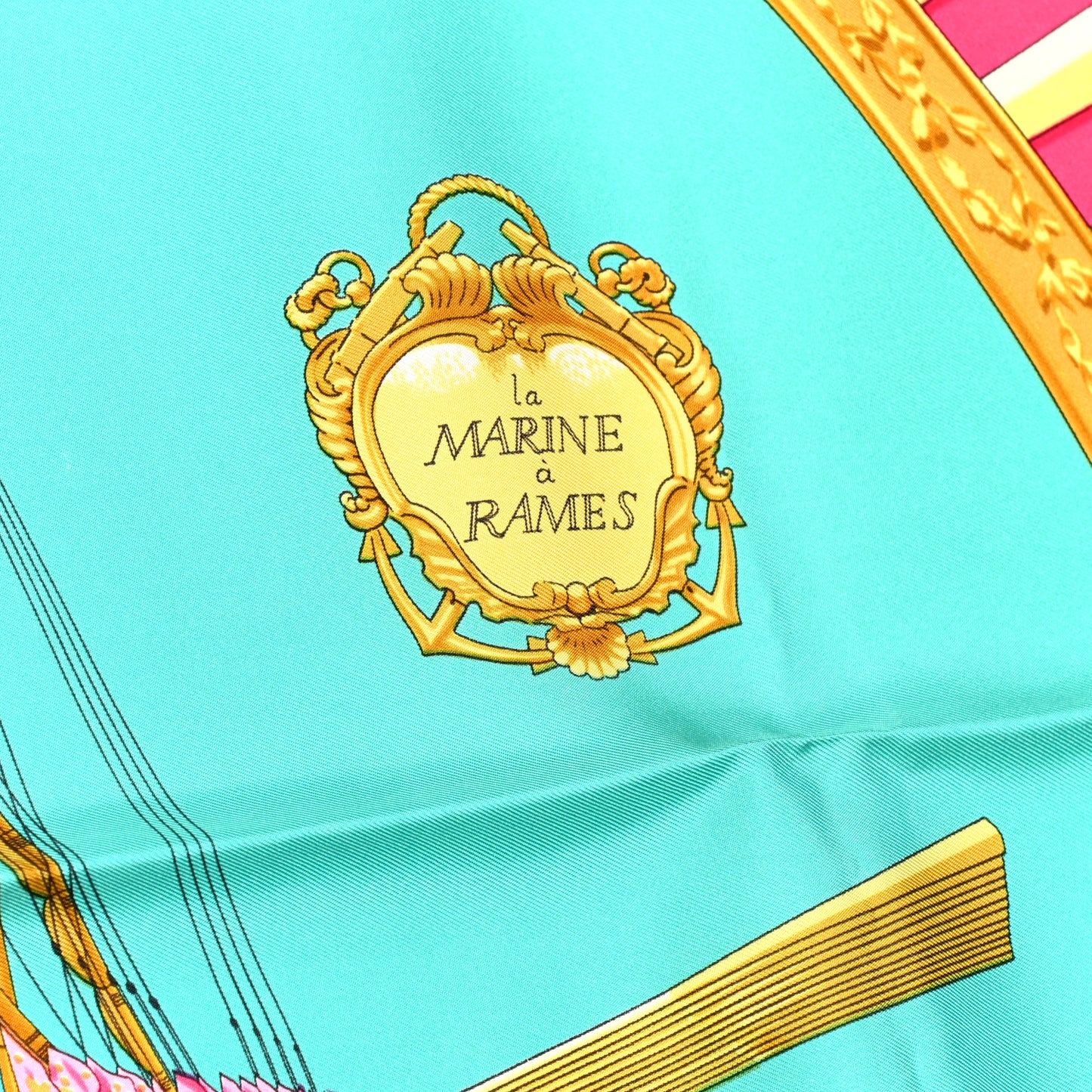 Silk La Marine A Rames Scarf 90