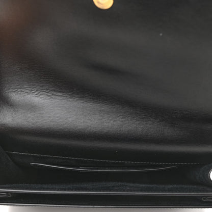 Saint Laurent Smooth Calfskin Medium Monogram Sunset Satchel Black 5 of 9