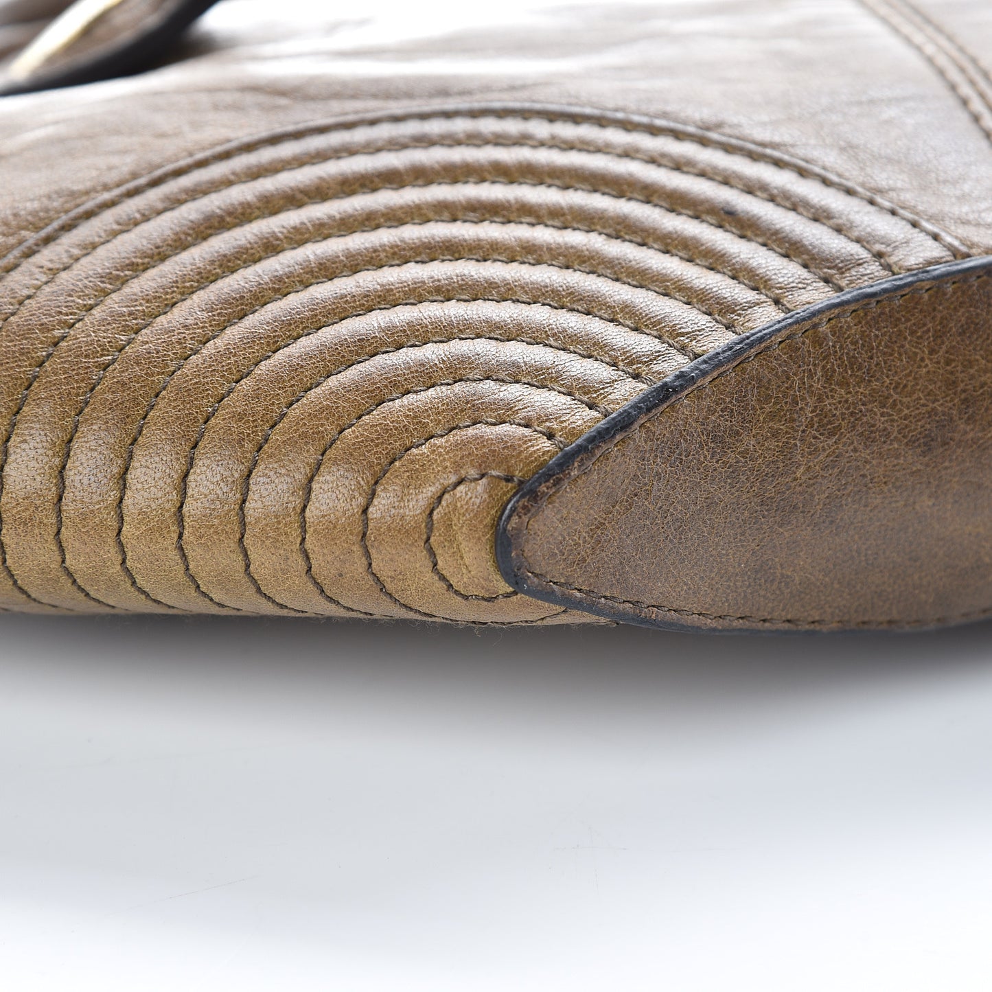 Calfskin De Manta Clutch Brown