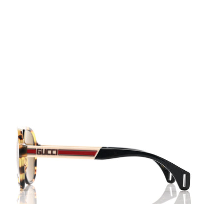 Gucci Aviator Web Sunglasses GG0463S Tortoise 3 of 9