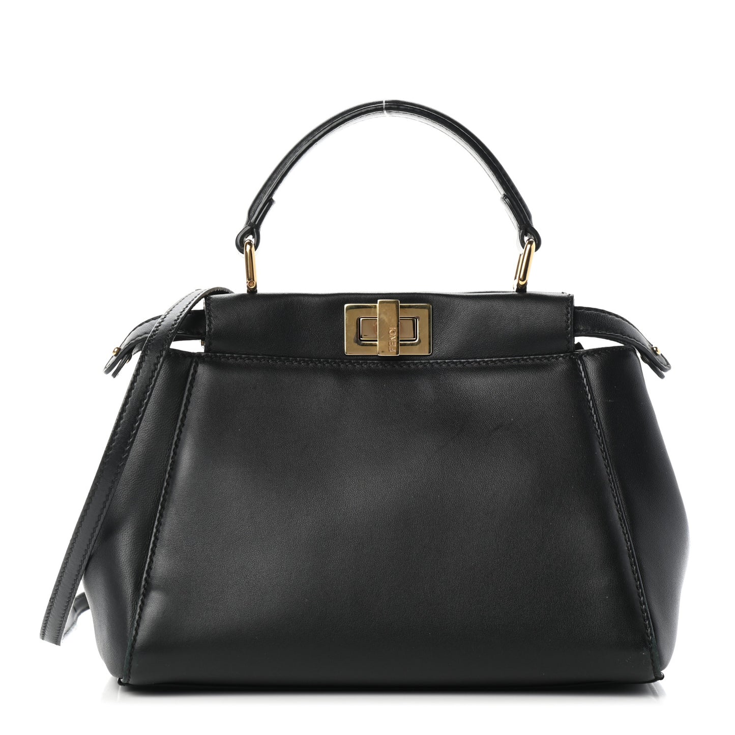 Nappa Mini Peekaboo Iconic Satchel Black