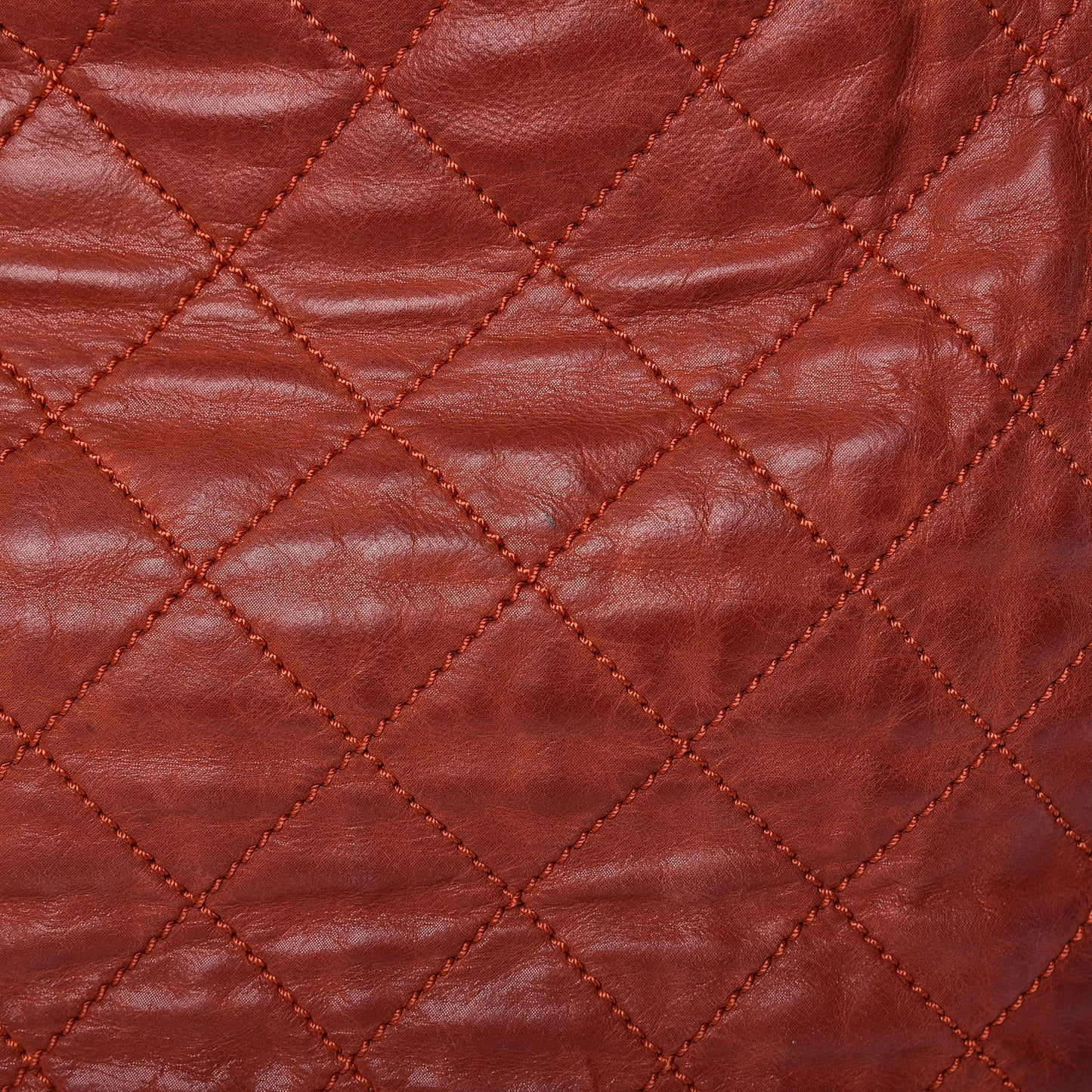 Iridescent Calfskin Large In The Mix Tote Red