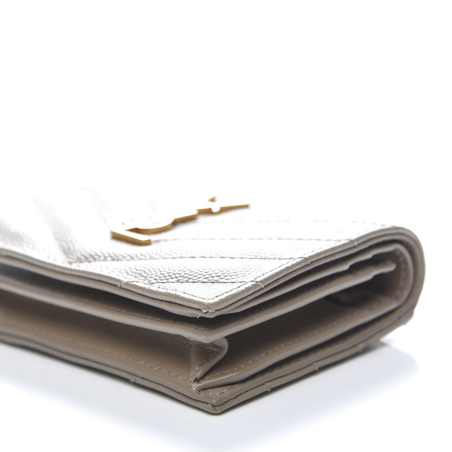 Grain De Poudre Matelasse Chevron Cassandre Card Case Fog