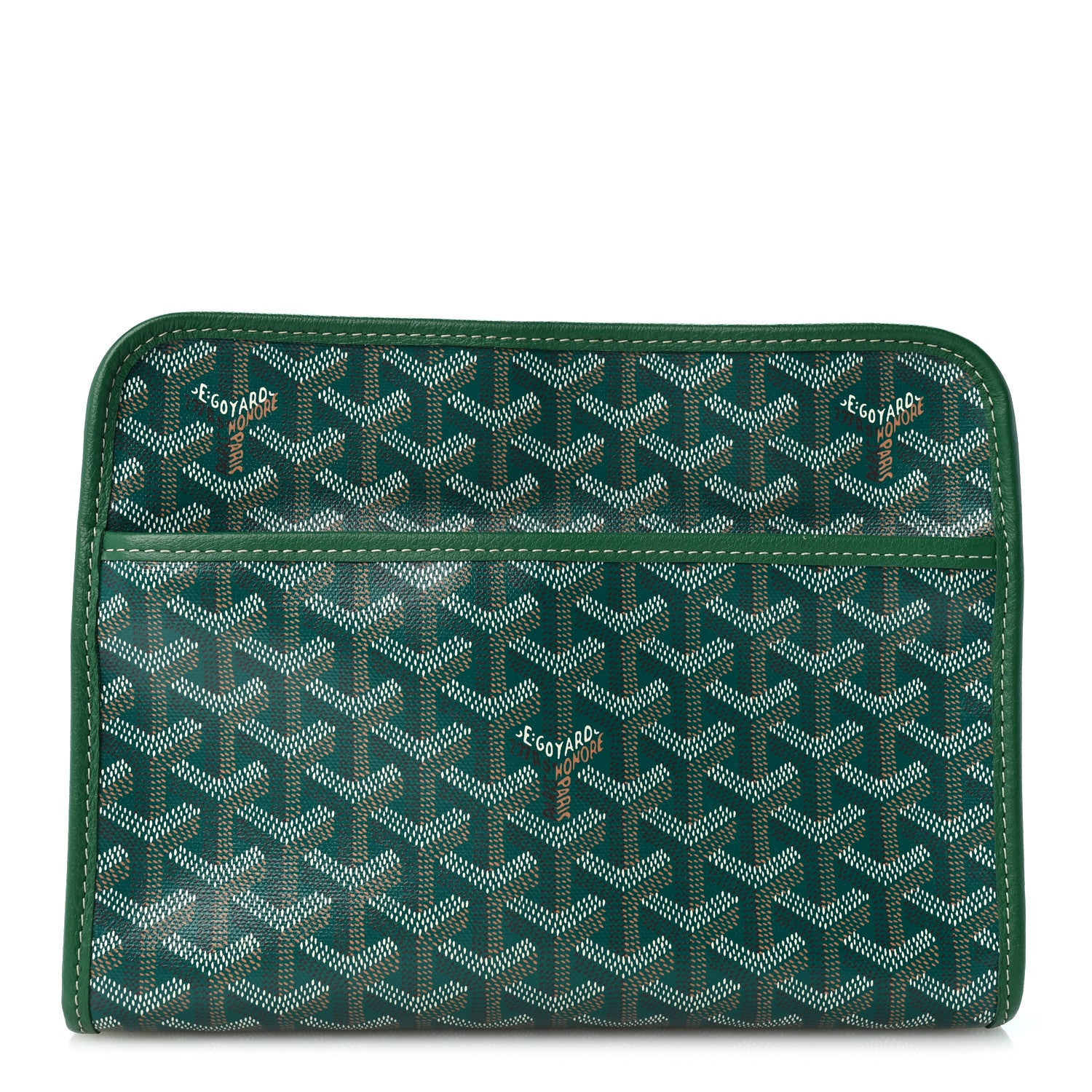 Goyard Goyardine Jouvence Toiletry Pouch MM Green 1 of 9