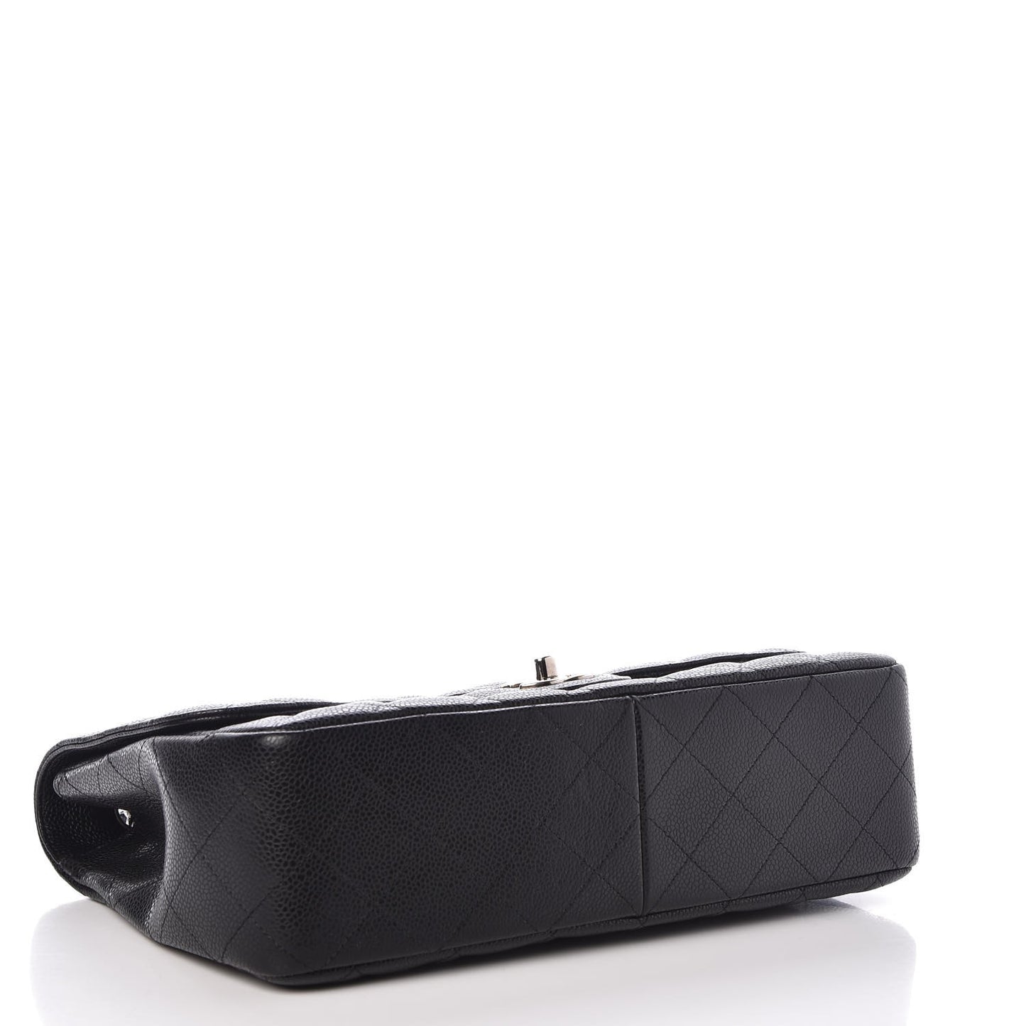 Caviar Quilted Jumbo Single Flap Black