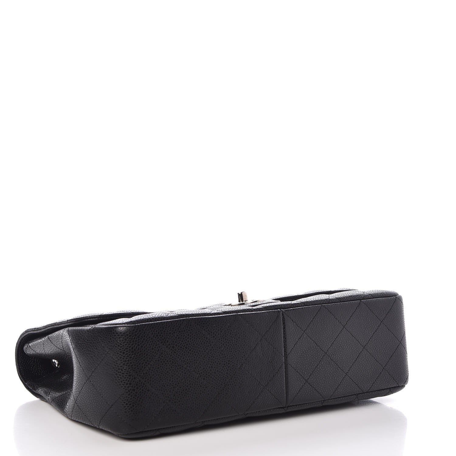 Chanel Caviar Quilted Jumbo Single Flap Black 5 of 9