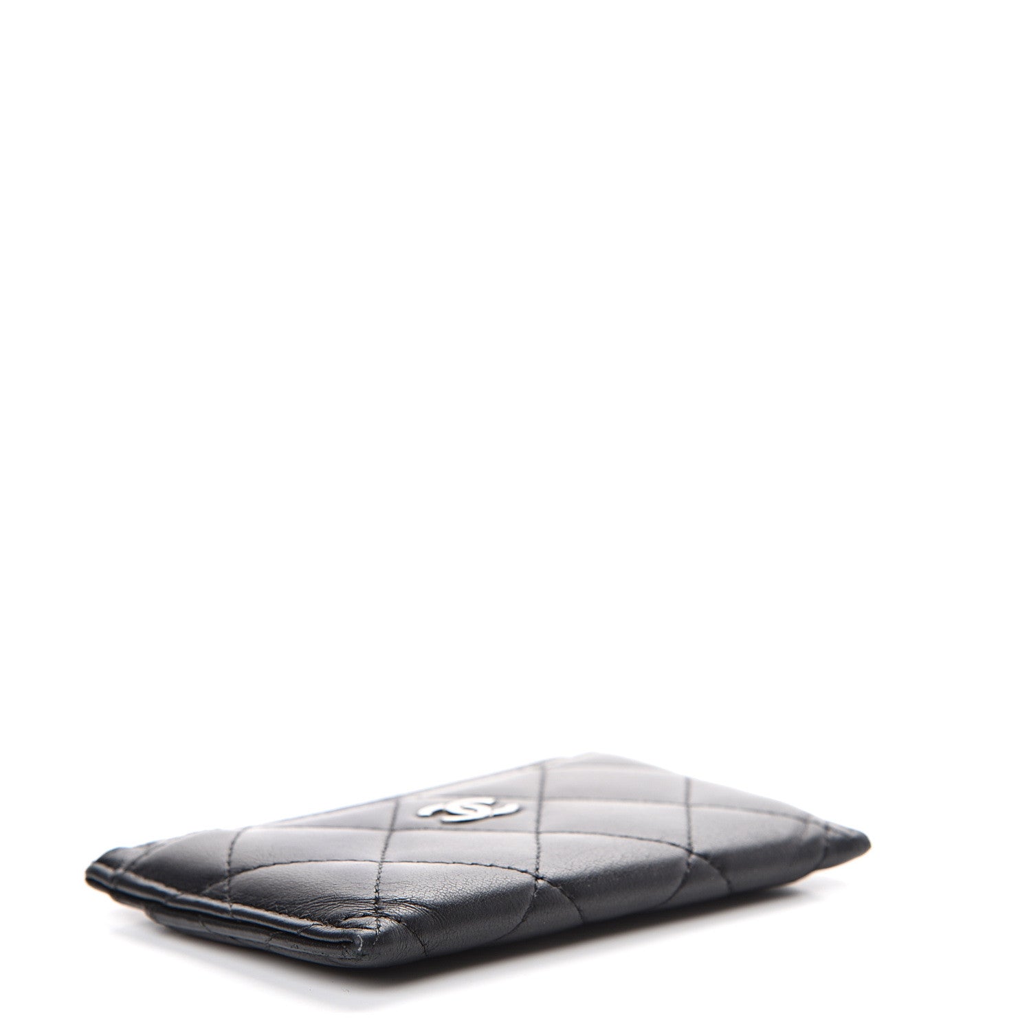Chanel Lambskin Quilted Card Holder Black 3 of 9