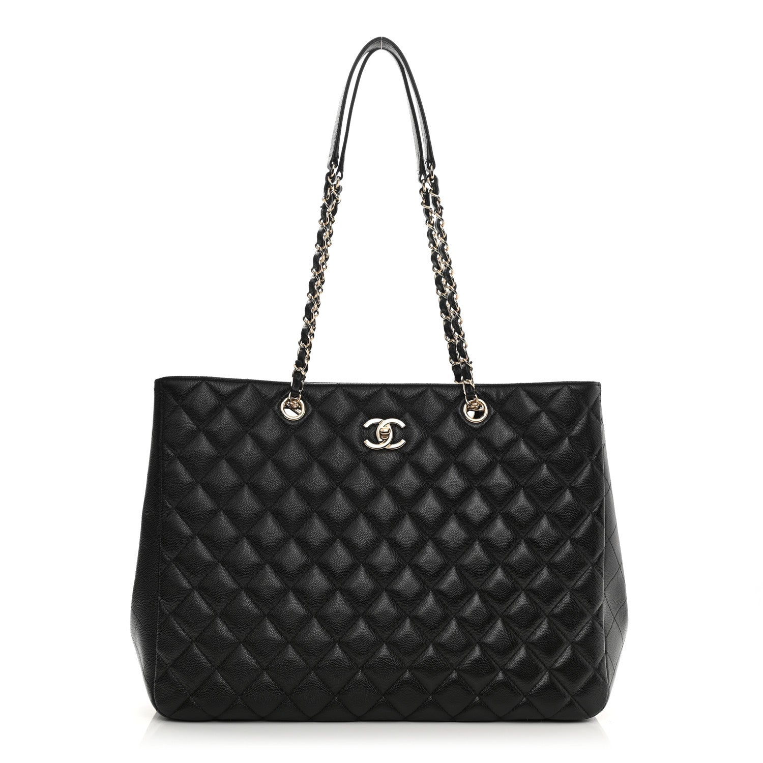 Chanel Caviar Quilted Large Shopping Tote Black 1 of 10