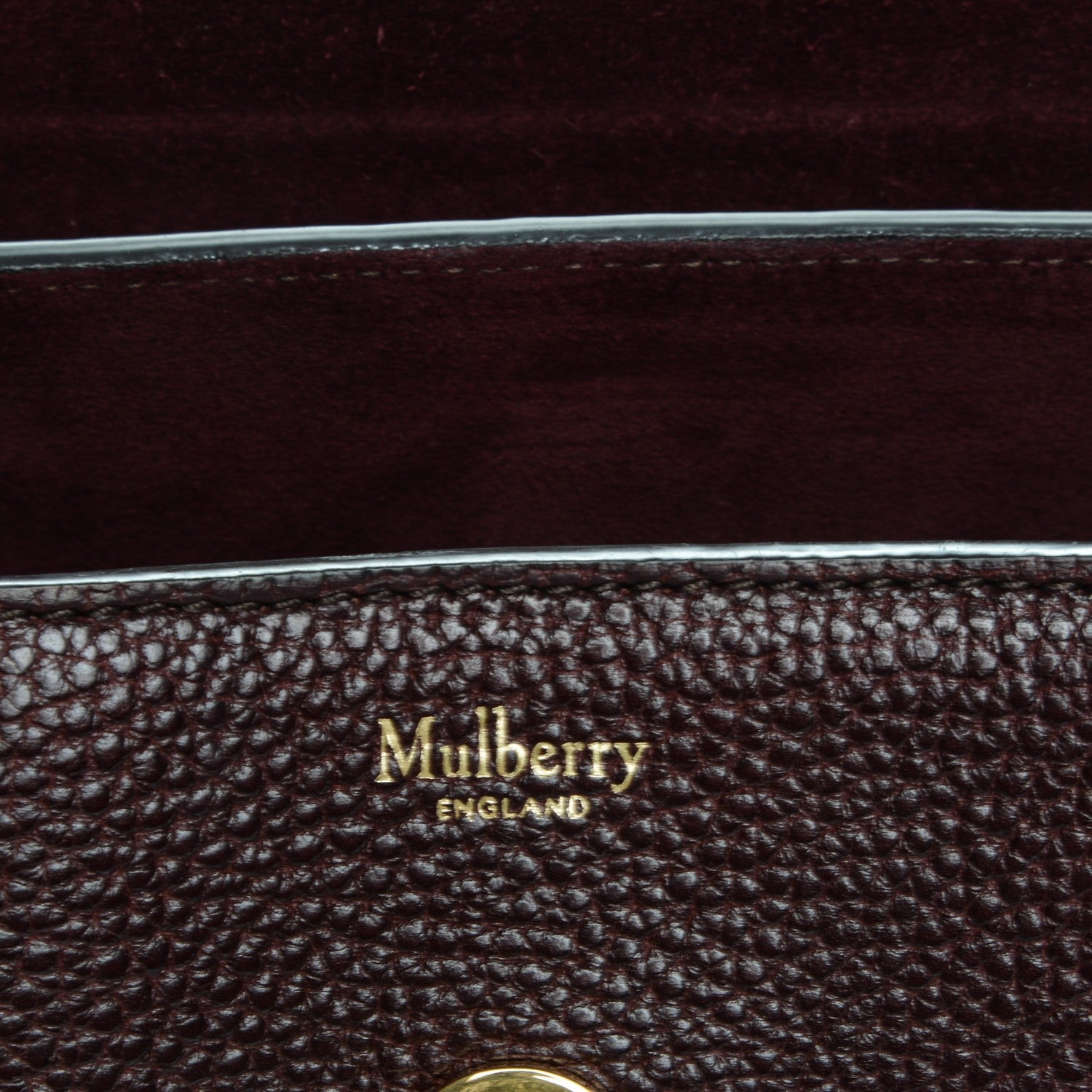 Mulberry Natural Grain Calfskin New Bayswater Oxblood 6 of 6