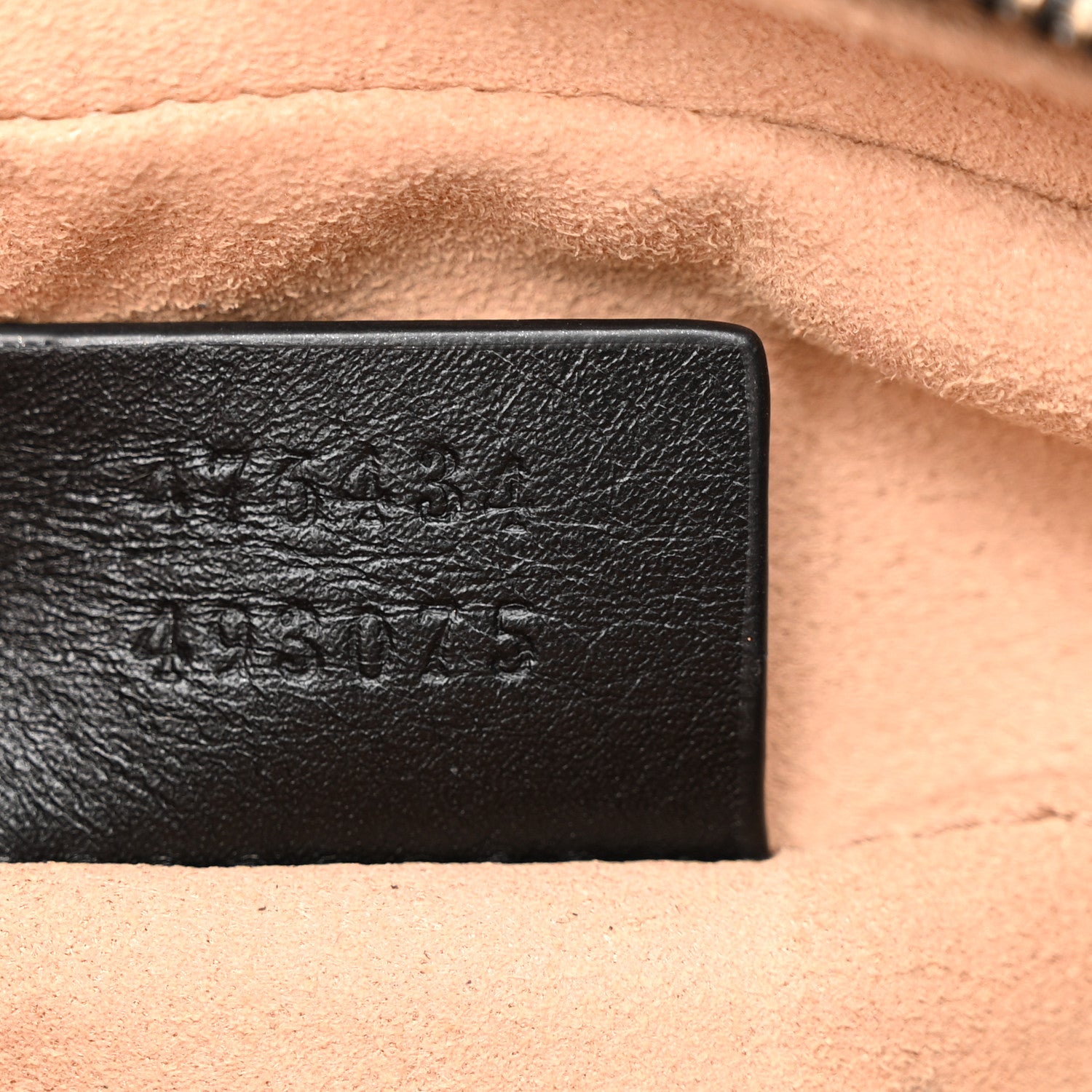 Gucci Calfskin Matelasse GG Marmont Belt Bag 85 34 Black 7 of 17