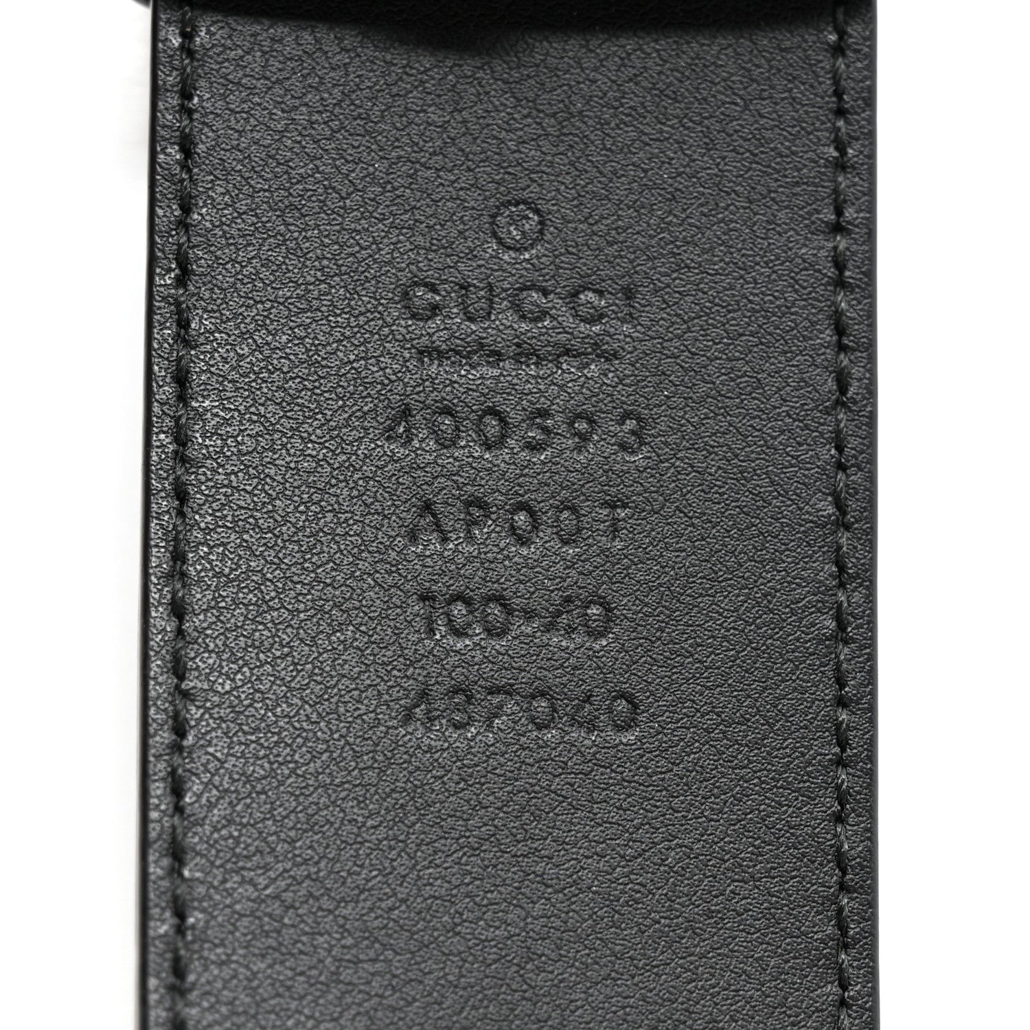 Gucci Calfskin Double G 40mm Belt 100 40 Black 3 of 6