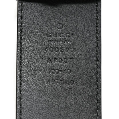 Gucci Calfskin Double G 40mm Belt 100 40 Black 3 of 6