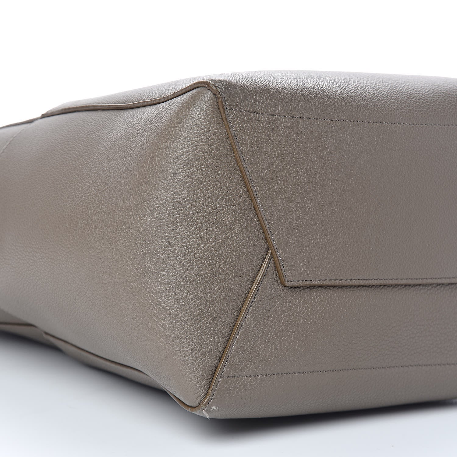 Celine Soft Grained Calfskin Sangle Bucket Bag Taupe 5 of 11
