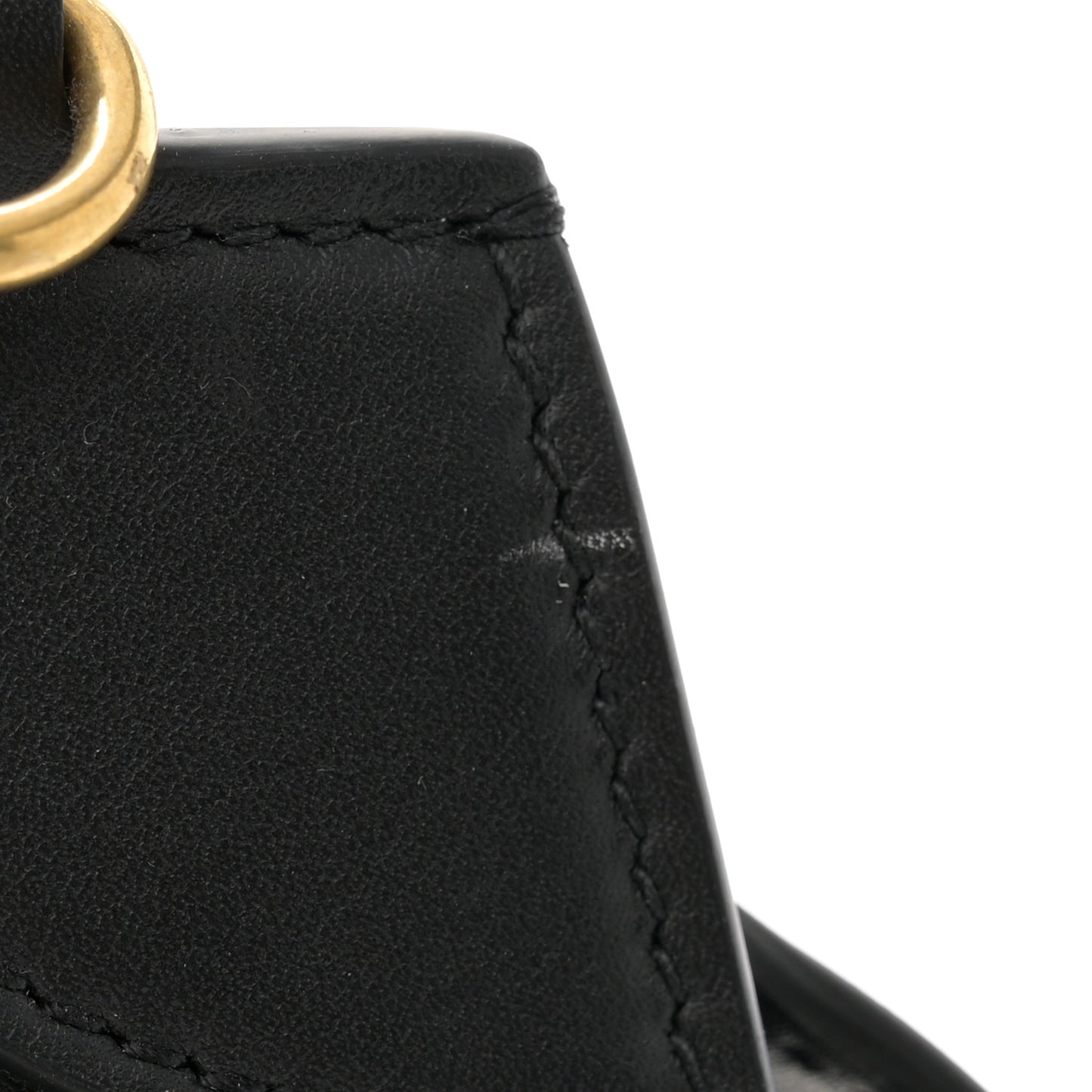 Smooth Calfskin Neo Classic Brass Hardware S City Black