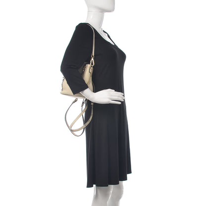 Chloe Suede Calfskin Mini Faye Backpack Off White 2 of 10