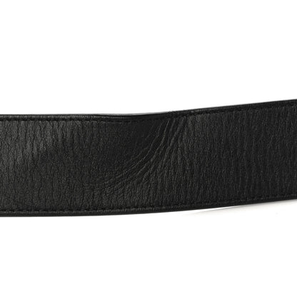 Gucci Moon Calfskin Scales Double G 40mm Belt 85 34 Black 5 of 10