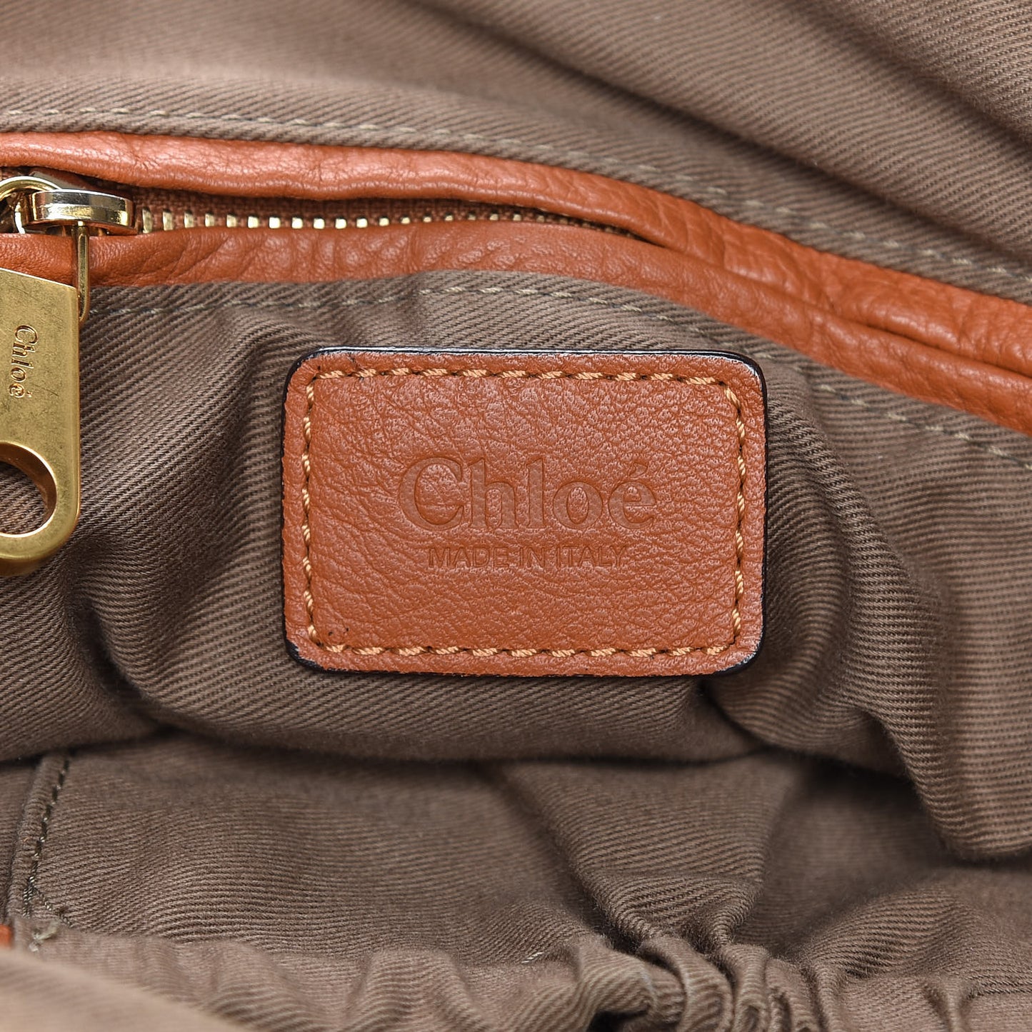 Calfskin Medium Marcie Satchel Tan