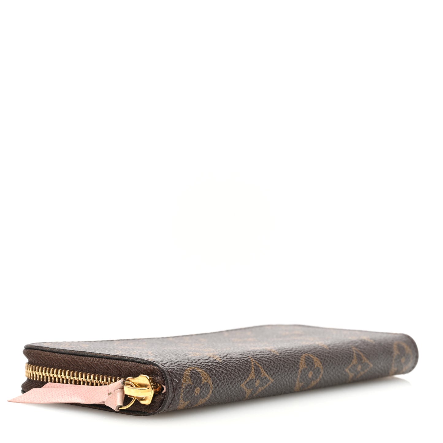 Monogram Clemence Wallet Rose Ballerine
