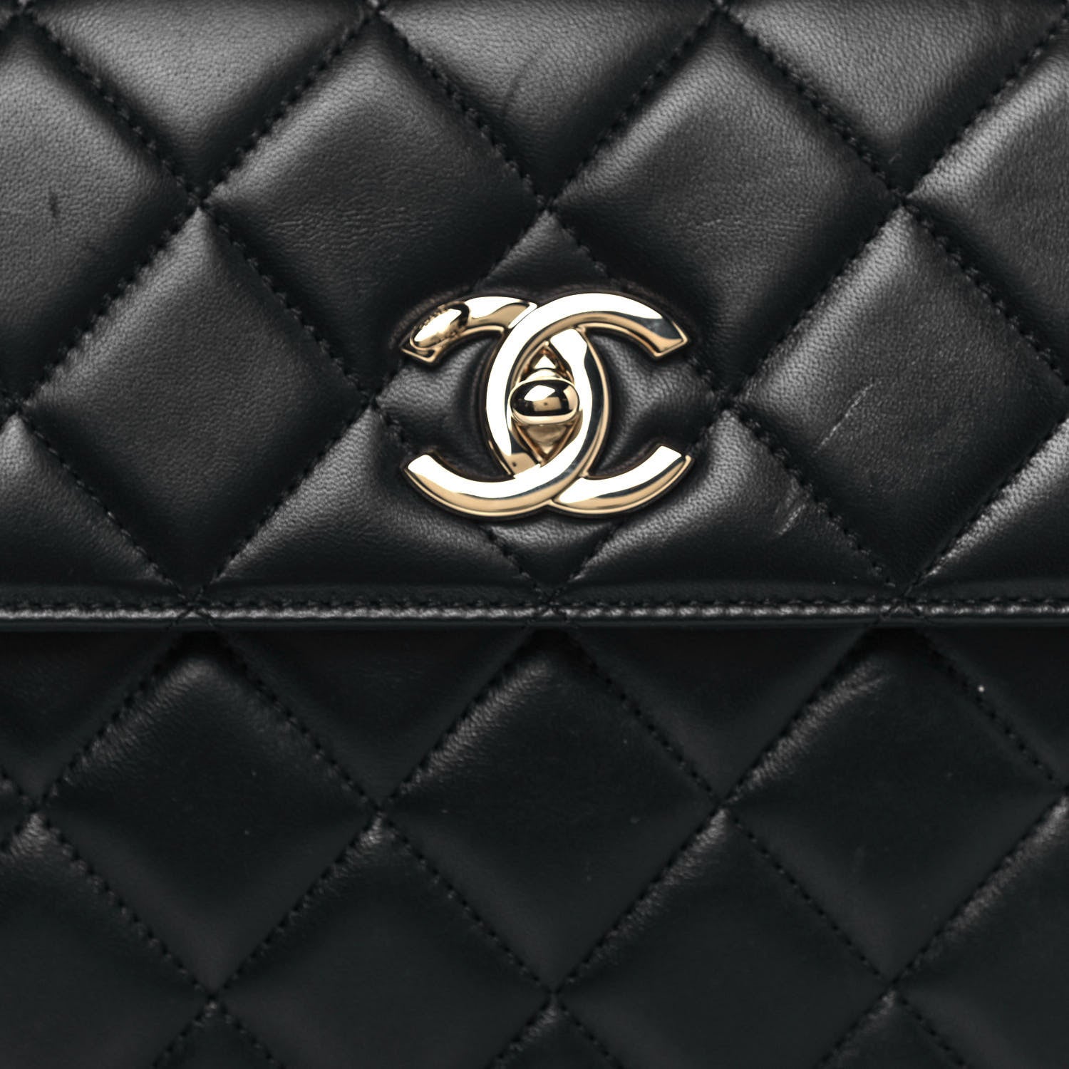 Chanel Lambskin Quilted Small Trendy CC Dual Handle Flap Bag Black 7 of 15