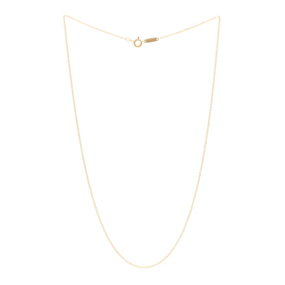 Tiffany 18K Yellow Gold Chain Necklace 16" 3 of 4