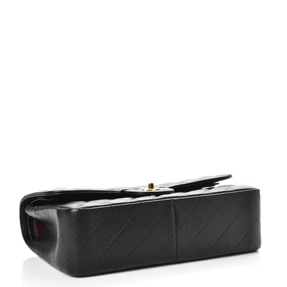 Chanel Caviar Quilted Jumbo Double Flap Black 5 of 12