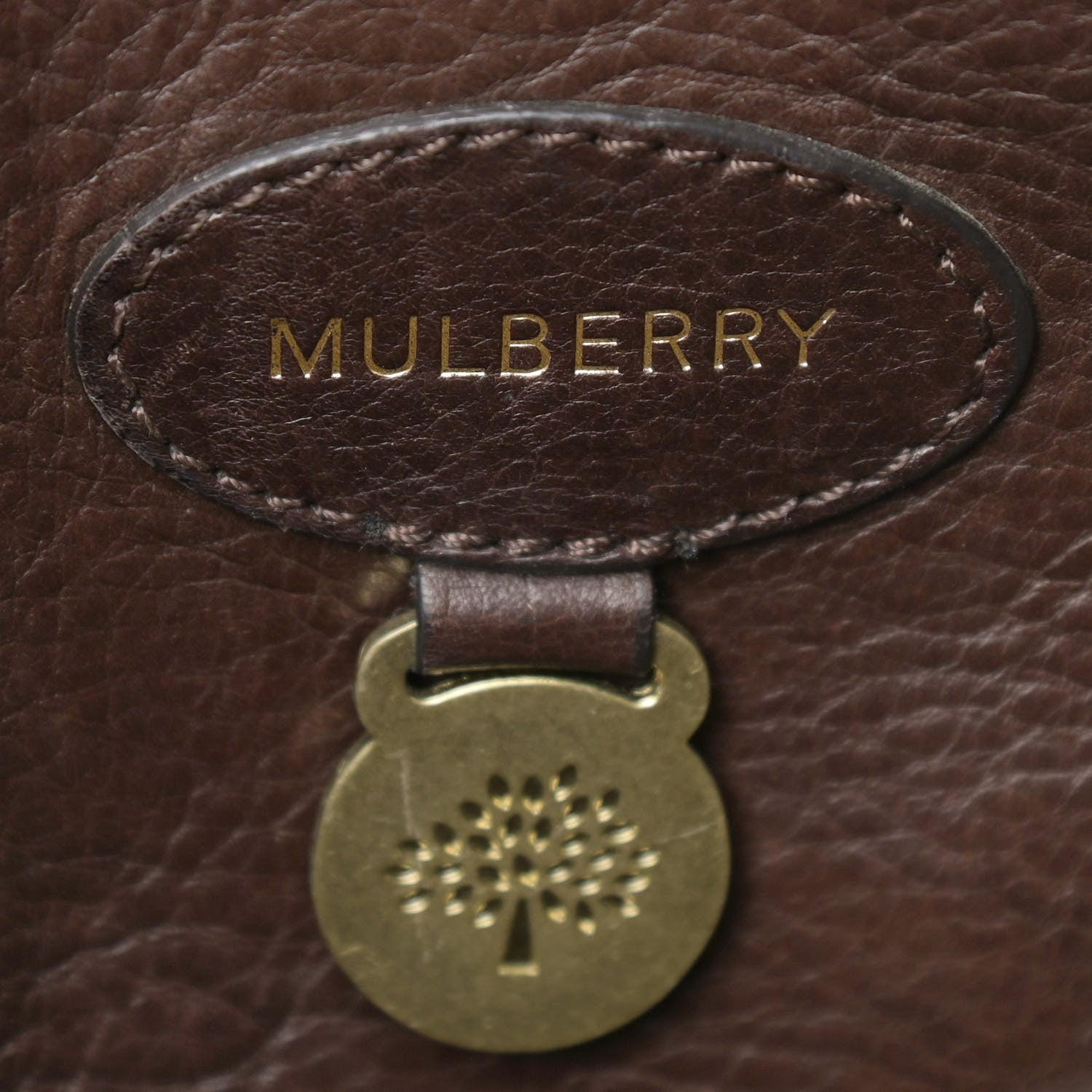 Mulberry Natural Leather Bayswater Chocolate 6 of 12